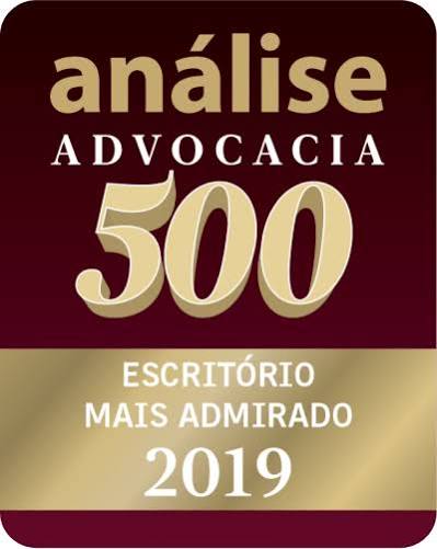 Selo Análise Advocacia 500 de 2019, Escritório Mais Admirado